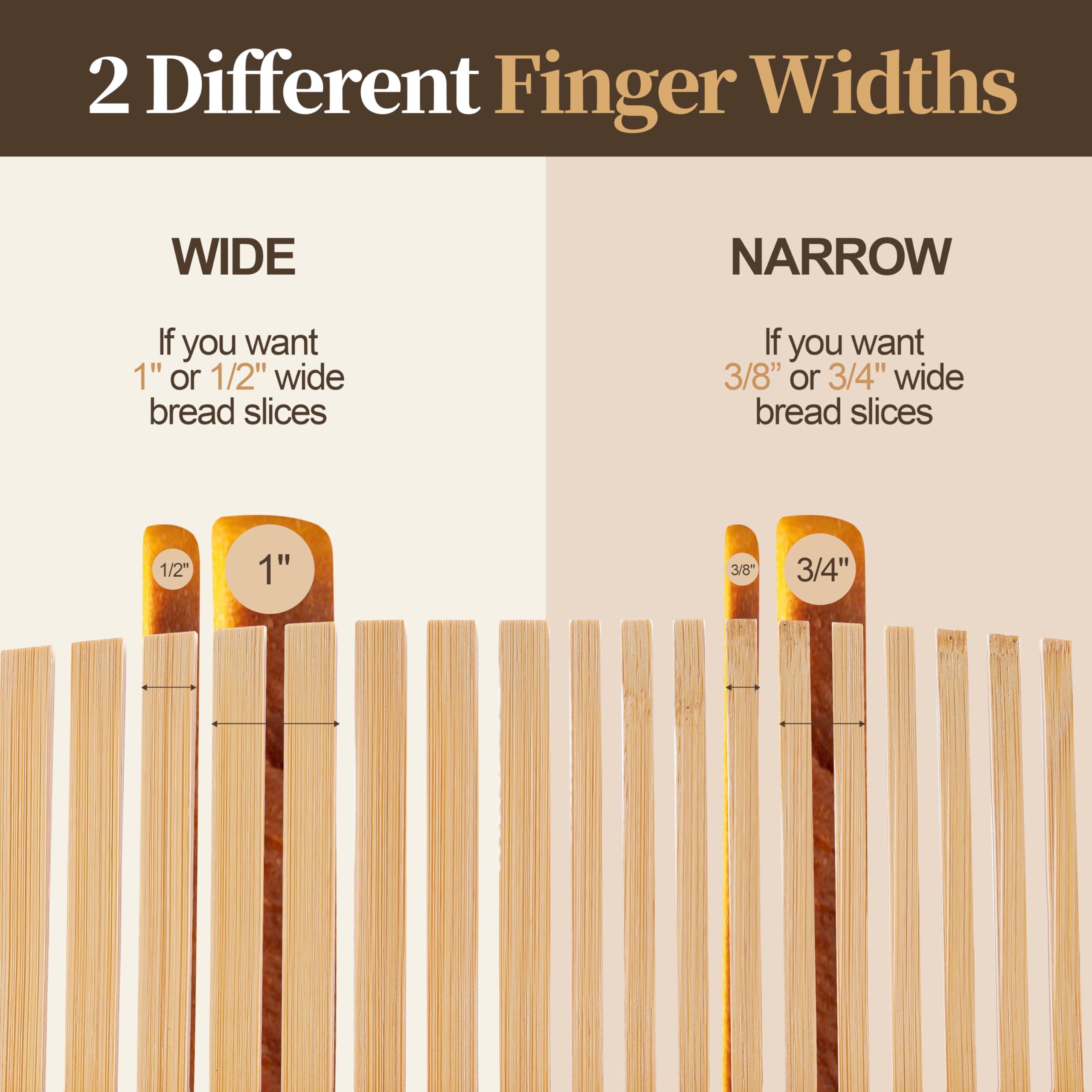 Bread Slicer For Sourdough Rounds & Homemade Bread, 10.5 Adjustable Large Wide Capacity